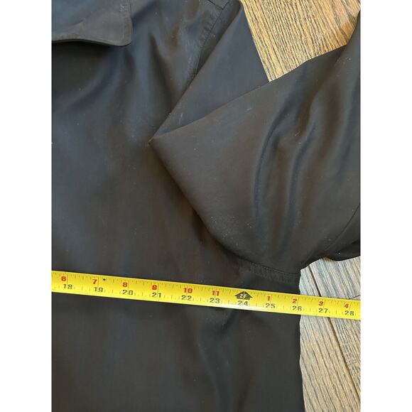 Lauren Ralph Lauren Size 48R Black Raincoat Coat Removable Quilted Lining - Picture 11 of 13